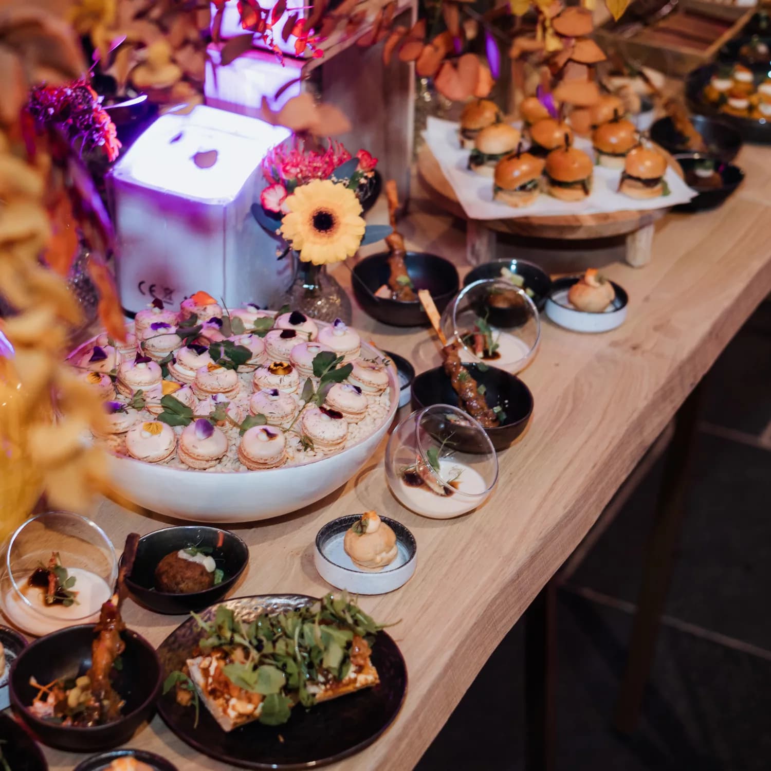 Walking dinner met verse hapjes voor gasten